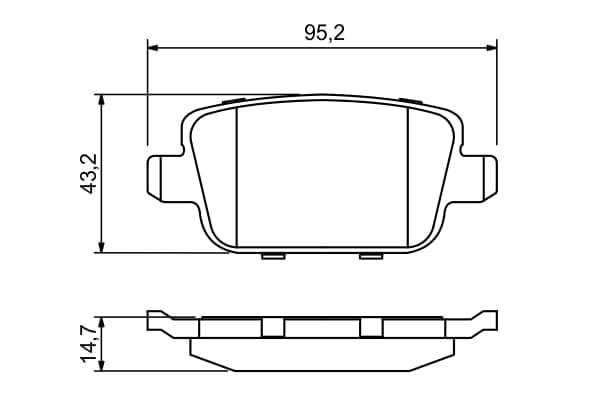 Pastiglie freno — BOSCH 0 986 494 247