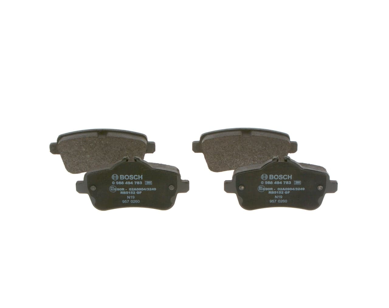 Pastiglie freno — BOSCH 0 986 494 783