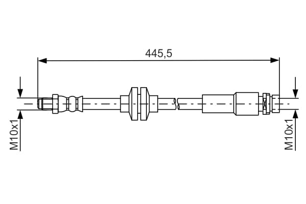 Tubo flessibile freno — BOSCH 1 987 481 668