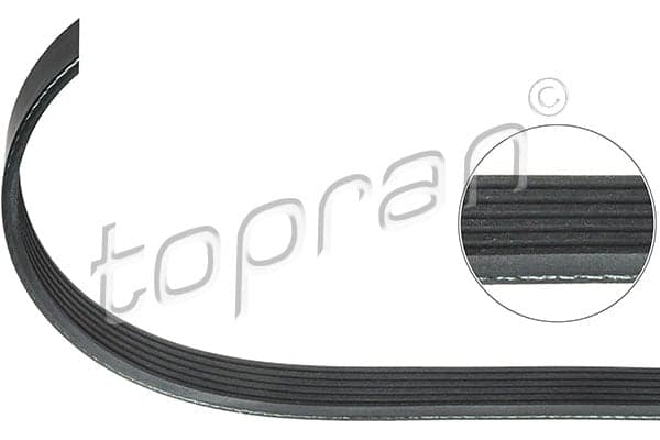 Cinghia Poly-V — TOPRAN 202 336