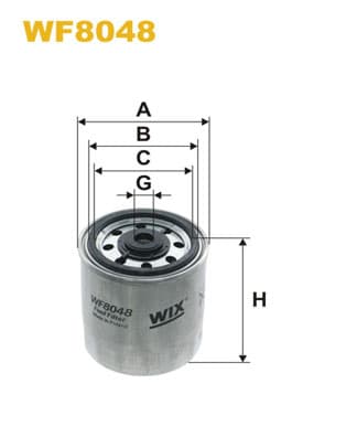 Filtro carburante — WIX FILTERS WF8048