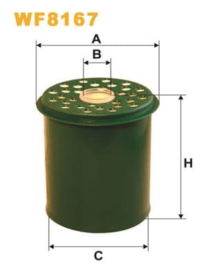Filtro carburante — WIX FILTERS WF8167