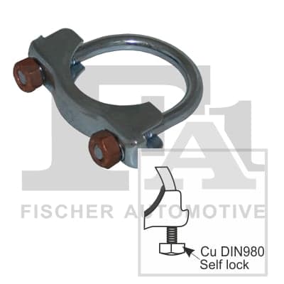 Connettore tubi, Imp. gas scarico — FA1 921-955