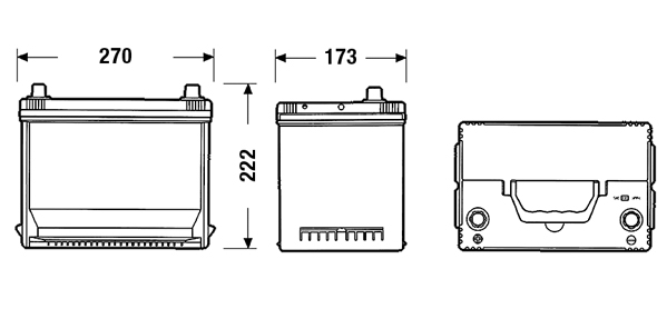 Batteria auto — CENTRA CA755