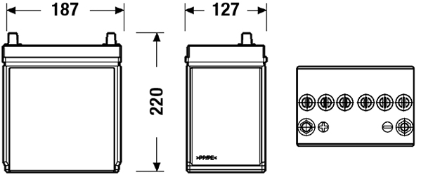 Batteria auto — CENTRA CB357