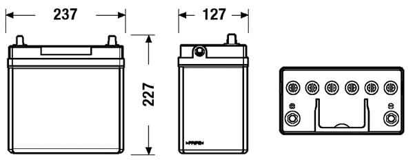 Batteria auto — CENTRA CB457