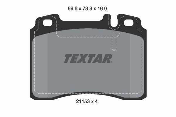 Pastiglie freno — TEXTAR 2115305