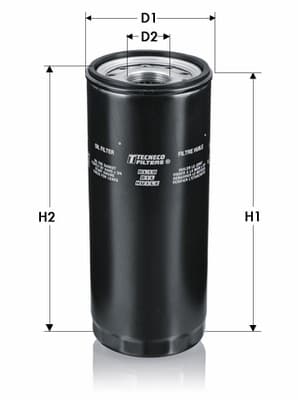 Filtro olio — TECNECO FILTERS OL5465