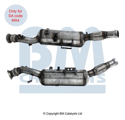 Filtro antiparticolato / particellare, Impianto gas scarico — BM CATALYSTS BM11567H