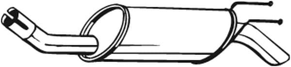 BOSAL 148-167 Silenziatore posteriore