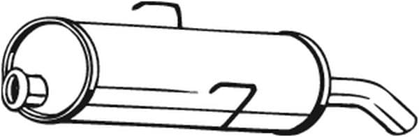 Silenziatore posteriore — BOSAL 190-893