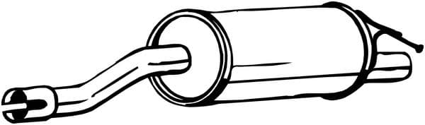 Silenziatore posteriore — BOSAL 200-279