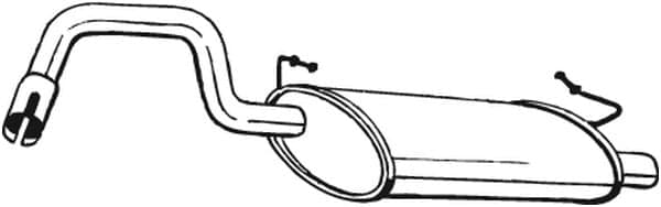 Silenziatore posteriore — BOSAL 235-203