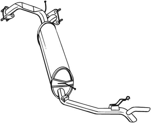 Silenziatore posteriore — BOSAL 282-975