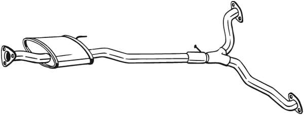 BOSAL 285-387 Silenziatore centrale