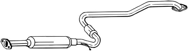 Silenziatore centrale — BOSAL 286-133