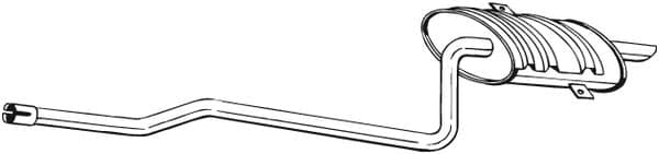 Silenziatore posteriore — BOSAL 285-415