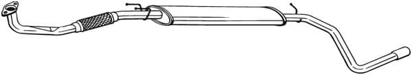 Silenziatore centrale — BOSAL 290-305