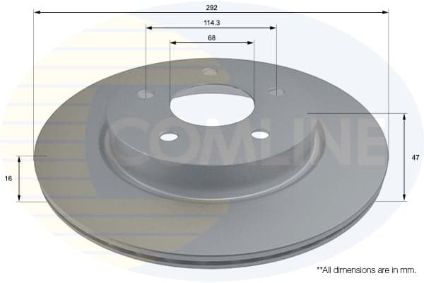 Dischi freno — COMLINE ADC0297V