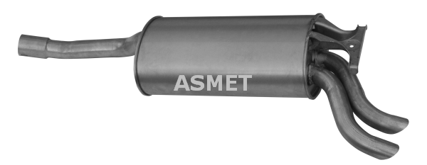 ASMET 01.050 Silenziatore posteriore