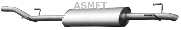 ASMET 02.045 Silenziatore posteriore