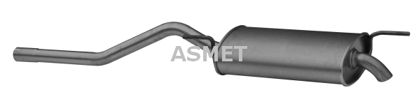 Silenziatore posteriore — ASMET 03.074