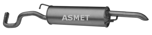 Silenziatore posteriore — ASMET 03.092