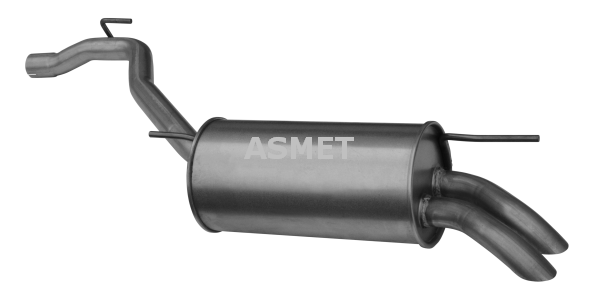 ASMET 04.080 Silenziatore posteriore