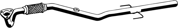 Tubo gas scarico — ASMET 05.166