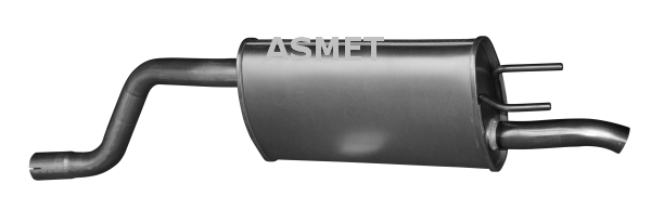 ASMET 05.189 Silenziatore posteriore