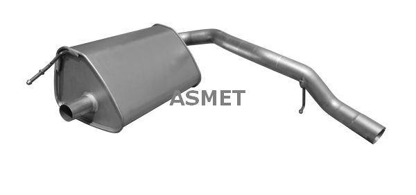 ASMET 07.255 Silenziatore posteriore