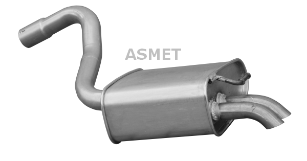 Silenziatore posteriore — ASMET 07.204