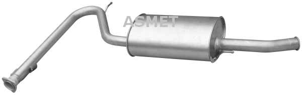 Silenziatore posteriore — ASMET 09.077