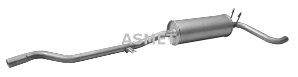 ASMET 09.086 Silenziatore posteriore
