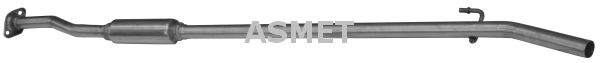 ASMET 10.075 Silenziatore anteriore
