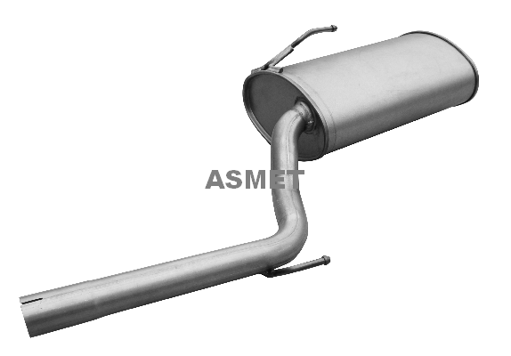 ASMET 13.044 Silenziatore posteriore