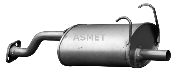 ASMET 13.017 Silenziatore posteriore
