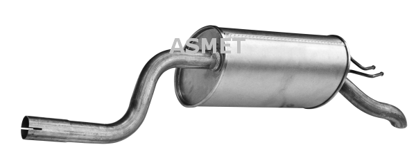 Silenziatore posteriore — ASMET 16.043
