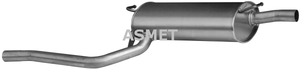 Silenziatore posteriore — ASMET 20.019