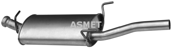 Silenziatore posteriore — ASMET 23.016