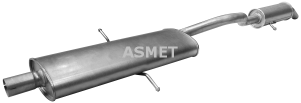 ASMET 27.006 Silenziatore posteriore