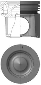 Pistone — KOLBENSCHMIDT 40627600