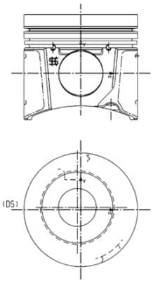 Pistone — KOLBENSCHMIDT 99801600