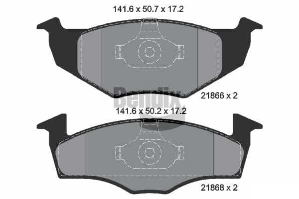 Pastiglie freno — BENDIX Braking BPD1150