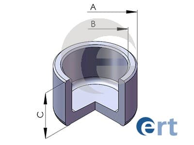 Pistone, Pinza freno — ERT 150587-C