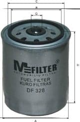 Filtro carburante — MFILTER DF 328