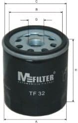 Filtro olio — MFILTER TF 32