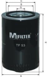 Filtro olio — MFILTER TF 53