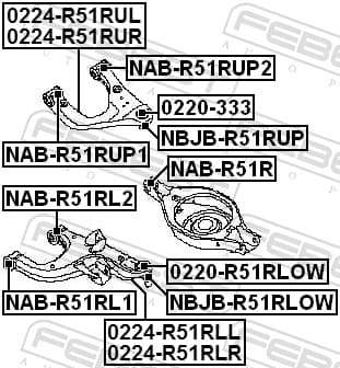 bushing, control/trailing arm image