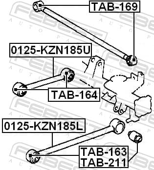 bushing, control/trailing arm image